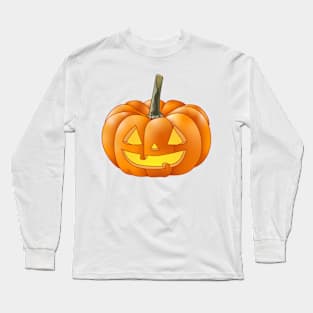 A Short Jack 'O Lantern (Purple) Long Sleeve T-Shirt